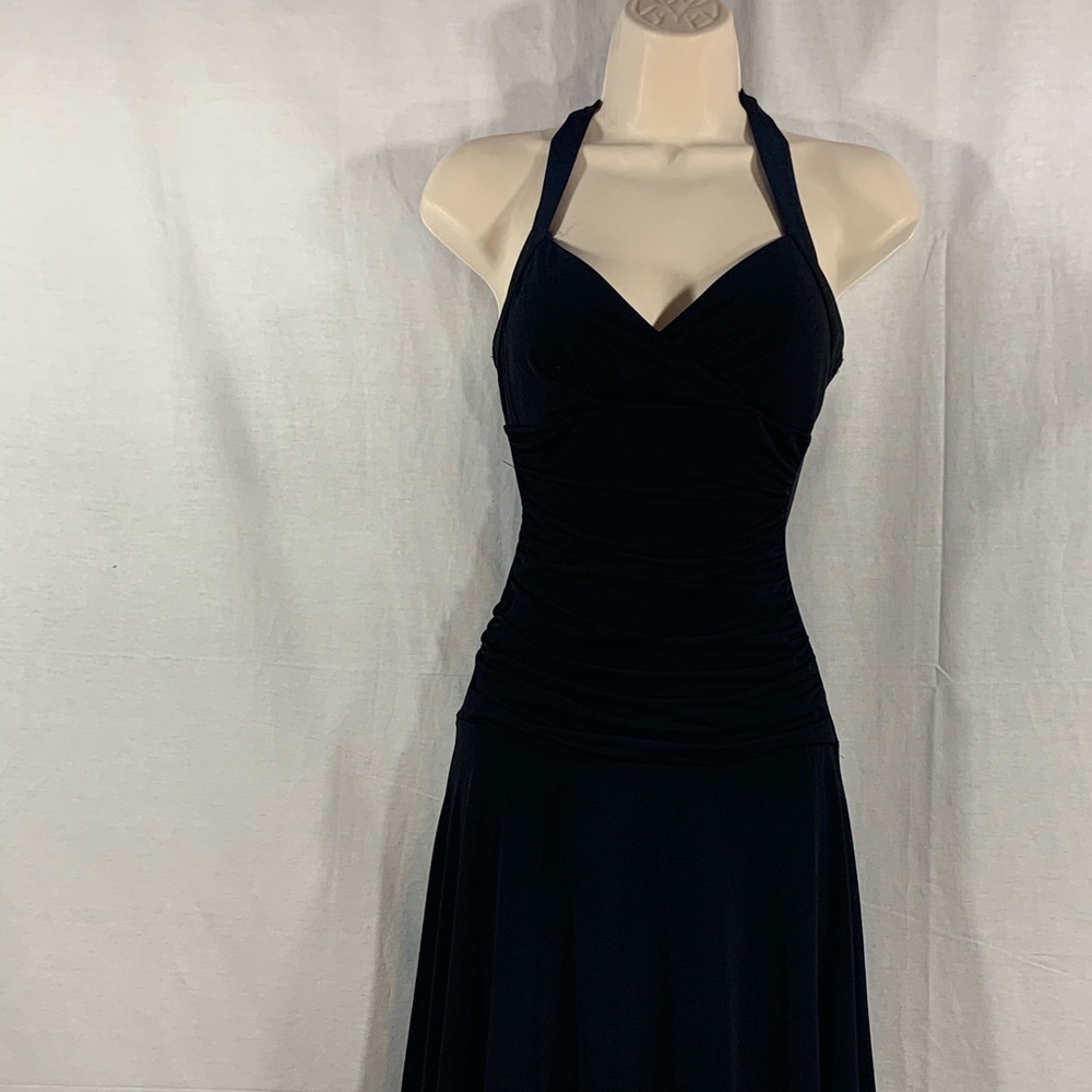 Evening halter gown